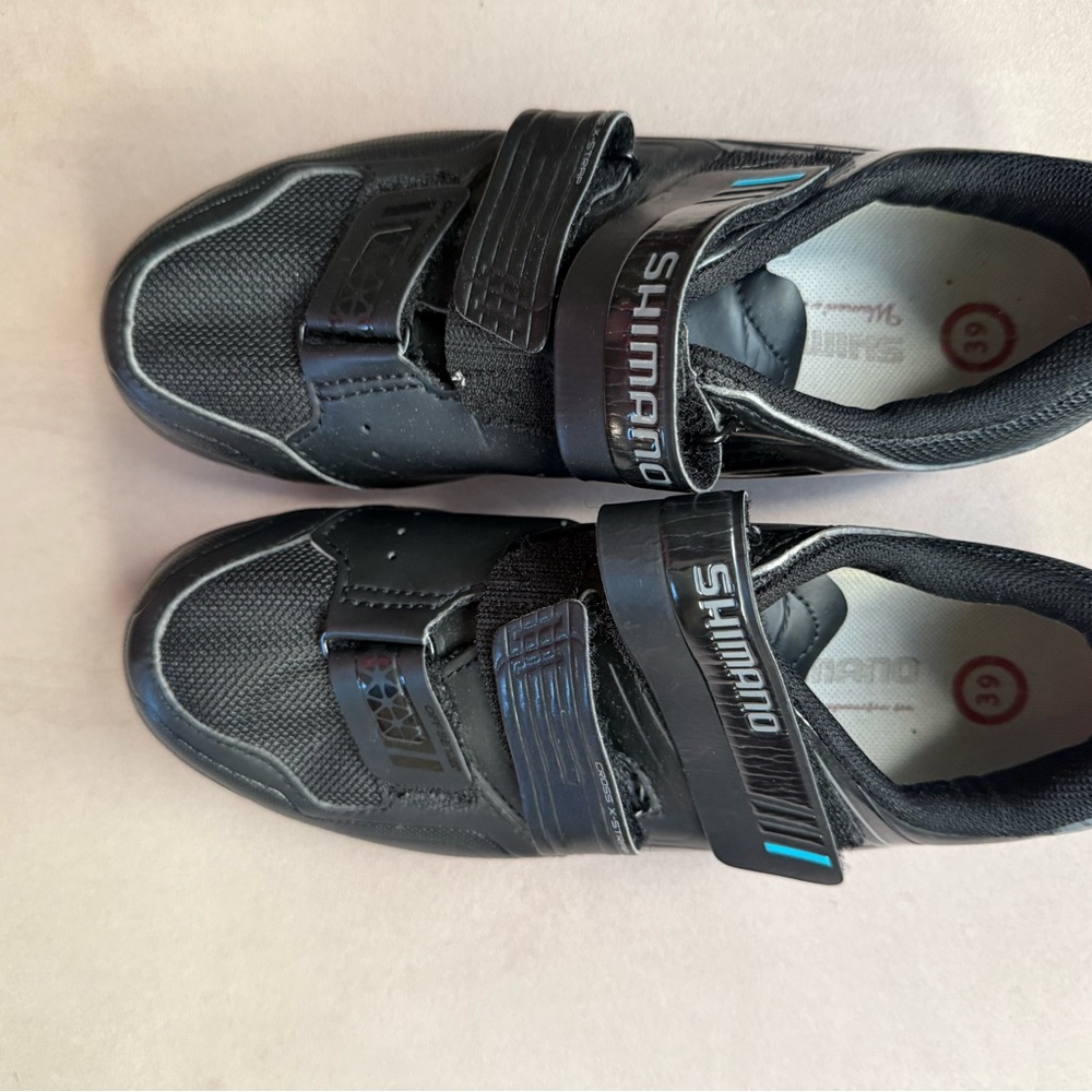 Shimano SPD Cycling Shoes Black Teal Size 39